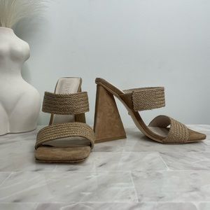 RAYE woven heel